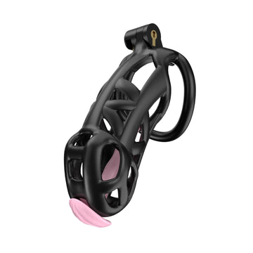 Black Cobra Maxi Chastity Kit With Urethral